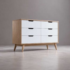MID-CENTURY SIX-DRAWER CHEST
