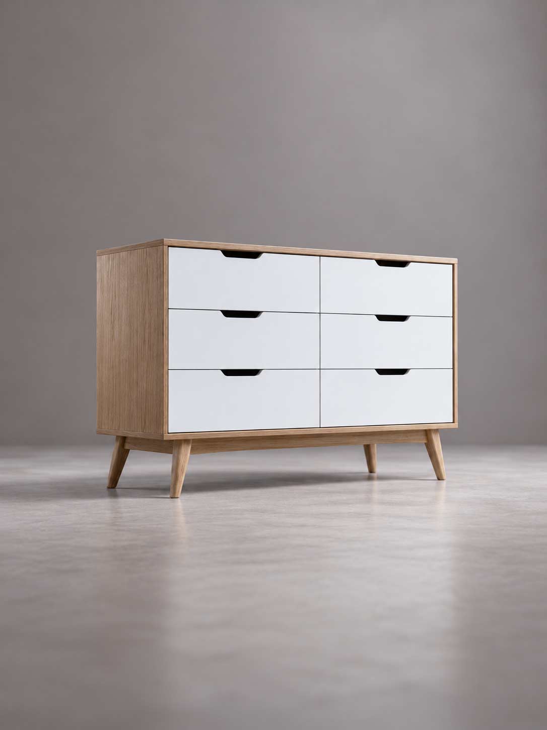 MID-CENTURY SIX-DRAWER CHEST